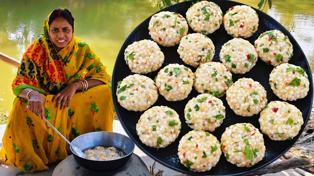 নিরামিষ দিনে বা উপোসের দিনে সাবুদানার মুচমুচে পকোড়া একটা খেলে মন ভরবে না | Sabudana Pakora recipe 