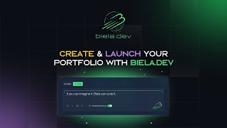 Vibe Coding a Portfolio on Biela.dev | Step-by-Step Guide