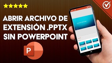 ¿Cómo abrir un archivo de extensión .PPTX en el PC o móvil sin POWERPOINT?
