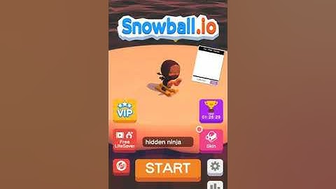 How to get the hidden ninja skin in Snowball.io