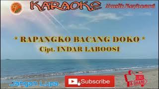 RAPANGKO BACANG DOKO : Cipt. INDAR LABOOSI ~ Karaoke Lagu Makassar Musik Keyboard