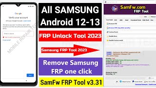 Samsung Frp Tool 2023  All Samsung Android 1213 Frp Bypass Tool 2023  Samsung 1 Click Frp Unlock