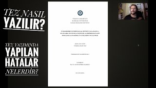 📢📢NASIL KOLAY TEZ YAZILIR? DETAYLI TEZ YAZIMI 🧬 🦠 🧫 🧪 🌡İZLEMEDEN BAŞLAMAYIN🙅🏻🙅🏻