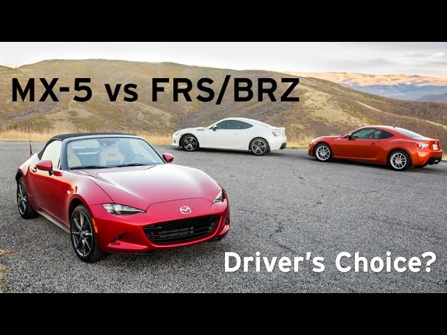 Driver S Choice Mazda Mx 5 Miata Vs Fr Everyday