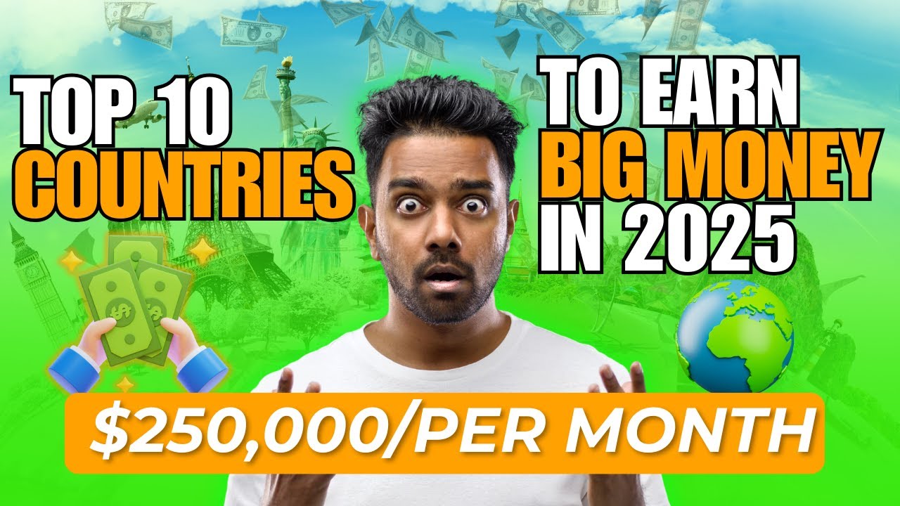 Top 10 Countries Where You Earn More Money in 2025 & 2026 | High-Paying Jobs Unveiled!