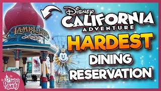 Disney California Adventure's MOST POPULAR Dining Reservation | Lamplight Lounge Dinner