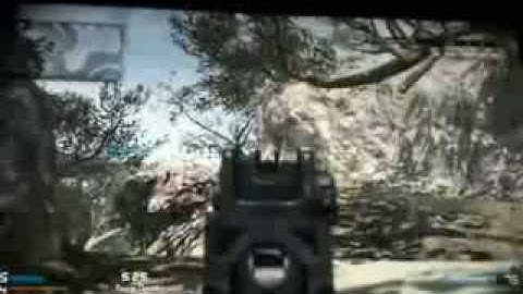 Ghosts Wii U Multiplayer Gamepad Offscreen Gameplay (CoD Ghosts Off TV Play)