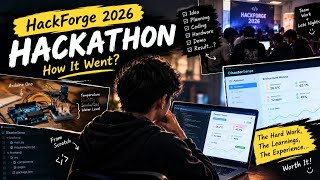 My  Hackathon Experience 🔥 | HackForge 2026 Day-5