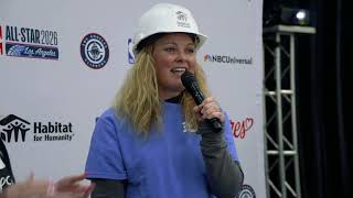 #NBAAllStar 2026: Day of Service with Habitat for Humanity & Baby2Baby