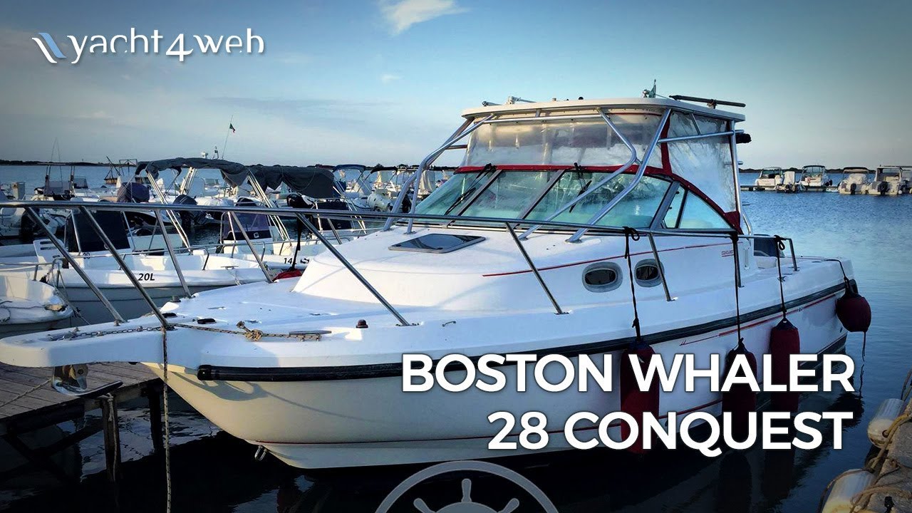 Boston Whaler 28 conquest, barca usata a motore del cantiere BostonWhaler. Barca del 1998