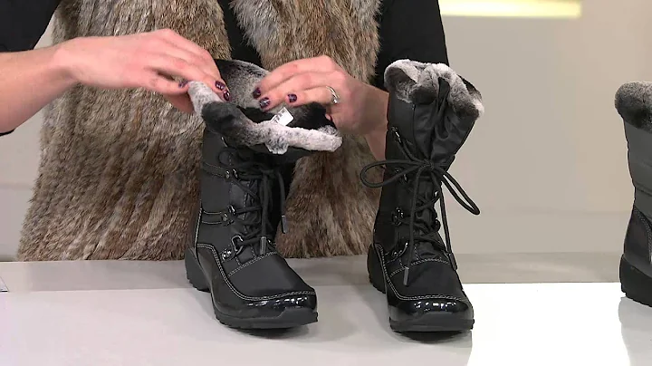 Weatherproof Lace-up Water Resistant Boots - Janice with Courtney Cason