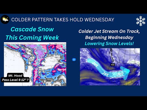 Portland To See Crazy Active Pattern - Lots of Rain