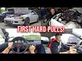 Will it Survive HARD PULLS? | Frankenstein Turbo Civic First Drive