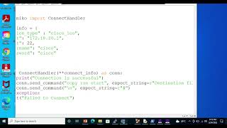 Handling Commands that prompt for Information Using Netmiko