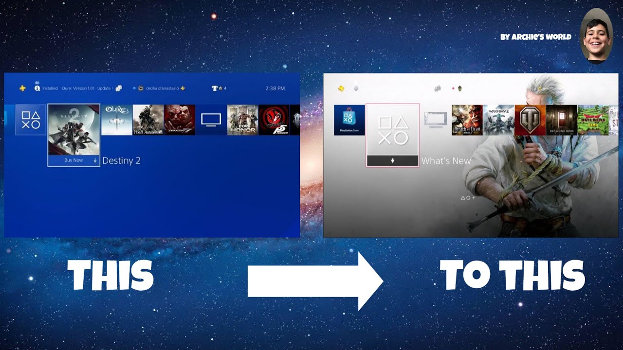 View Transparent How To Change Your Ps4 Background To A Picture
