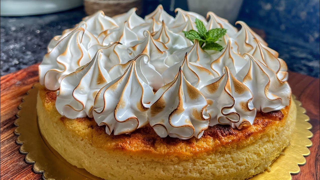 Le gâteau magique au citron meringué
