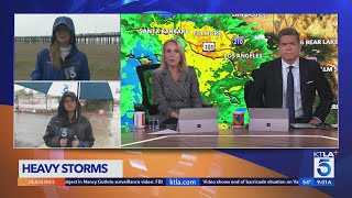Storm Hits Socal - Monday 9 A.m. Team Coverage