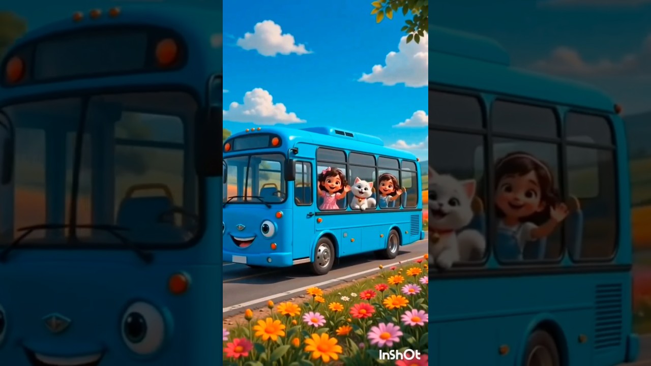 🚌 Happy Bus Song for Kids | Peekoo & Hugo Sing, Dance & Learn! 🌈 Original Kids Action Song