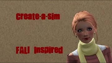 Create-a-Sim | Fall Inspired | Collab w/ Apple Simmer