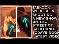 OMG!😱💋Taekook Were Seen Shooting A New Show On The Street Of California Today's Noon(New)#bts