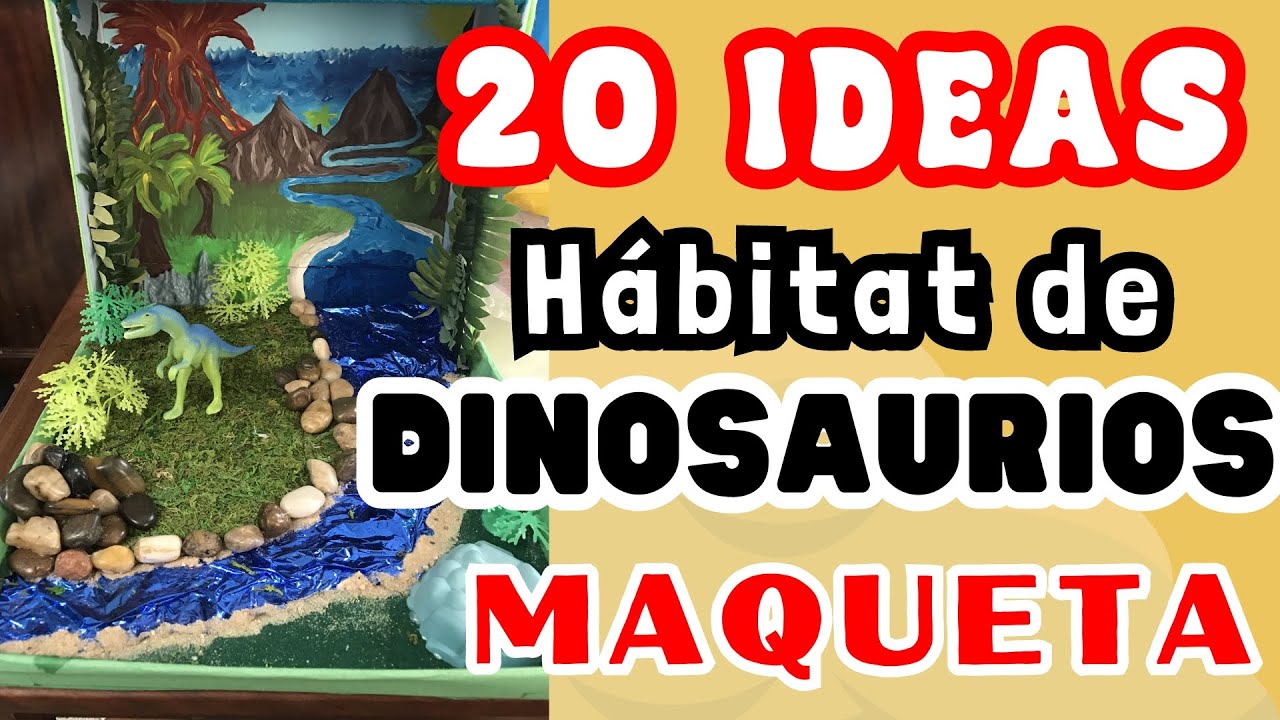 Como Aser Una Maqueta De Dinosaurios