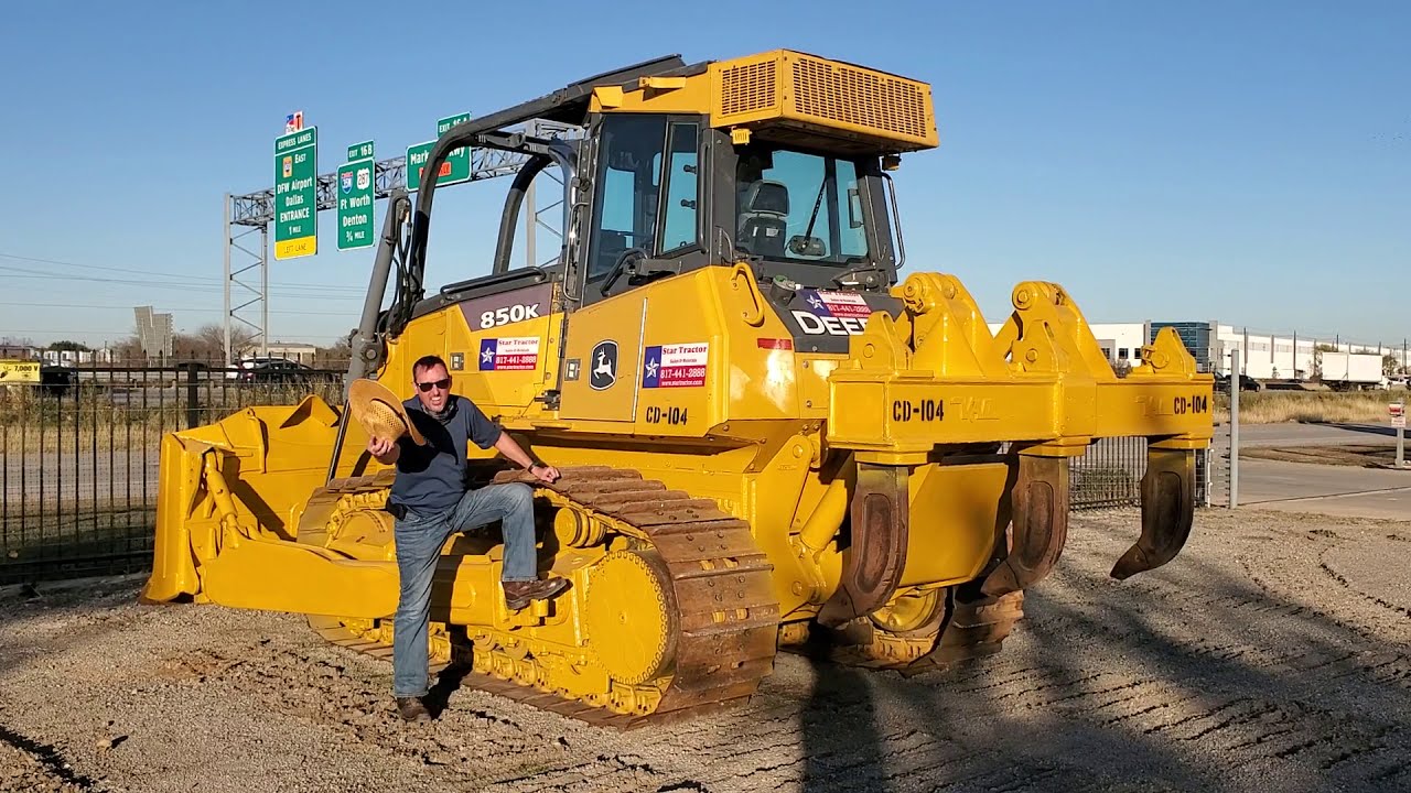 850k Great Looking John Deere 850K Dozer - YouTube