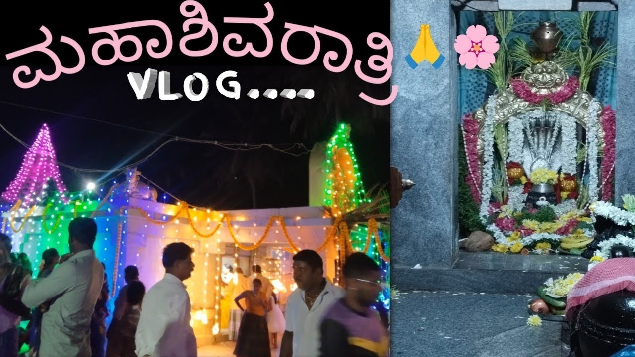 ಮಹಾಶಿವರಾತ್ರಿ VLOG....🙏🌸⚡#mahadev #mahashivratri #@VidyaKS-v7u #viral #kannadaminivlogs #india #vlog