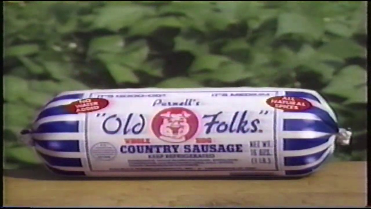 Purnell's Old Folks Country Sausage Commercial (1988) YouTube