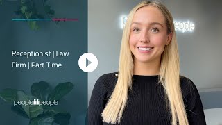Receptionist | Law Firm | Part Time