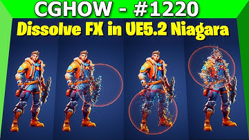 UE5 | Dissolve FX in Unreal Engine 5.2 Niagara  👉 Trailer