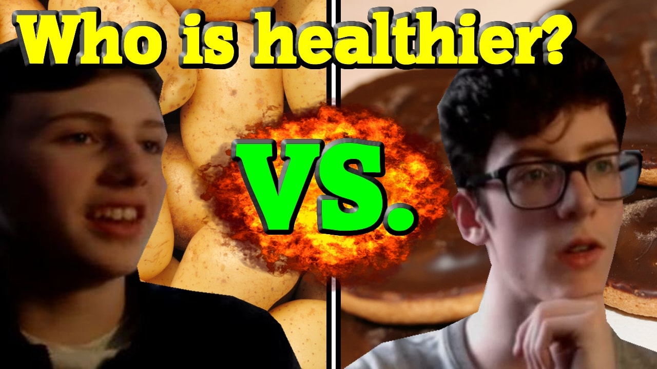 WHO IS HEALTHIER? (Food Diary) Supersize vs. Superskinny W/ Will