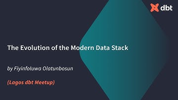The Evolution of the Modern Data Stack (Fiyinfoluwa Olatunbosun)