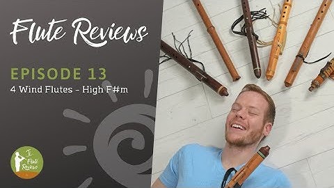 4 Wind Flutes High F#m Native American Flute | Jonny