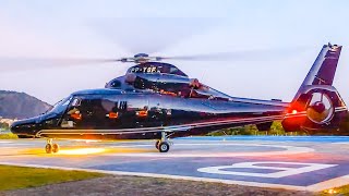 EUROCOPTER AS365 Dauphin - LANDING & TAKEOFF