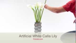 1468 Artificial Flower - White Calla Lily