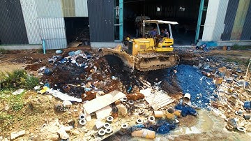Amazing Start Fill Land New!! Garbage Dump & Clear Pushing Trash By​ Skills Dozer D37​ ​In Warehouse