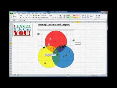 How to REALLY make a Venn Diagram Chart in Excel