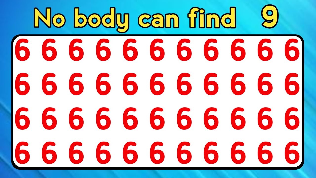 FIND THE ODD ONE OUT | NUMBER AND LETTER EDITION | ODDITY SPOTTING ...