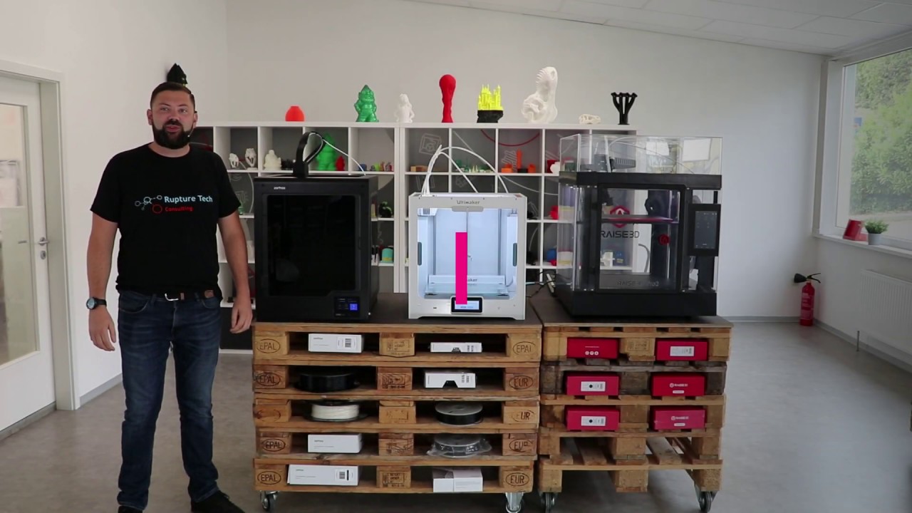 M300 Dual Vergleich FRComparison Zortrax M300 - Ultimaker S5 - Raise3D Pro2 - OKM3D francais v2