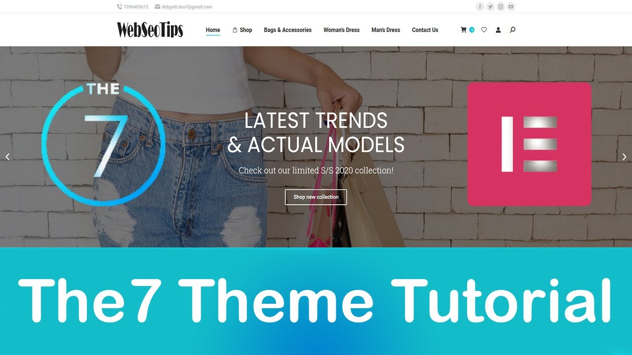 wordpress th  2022  The7 WordPress theme tutorial - The7 theme tutorial 2021