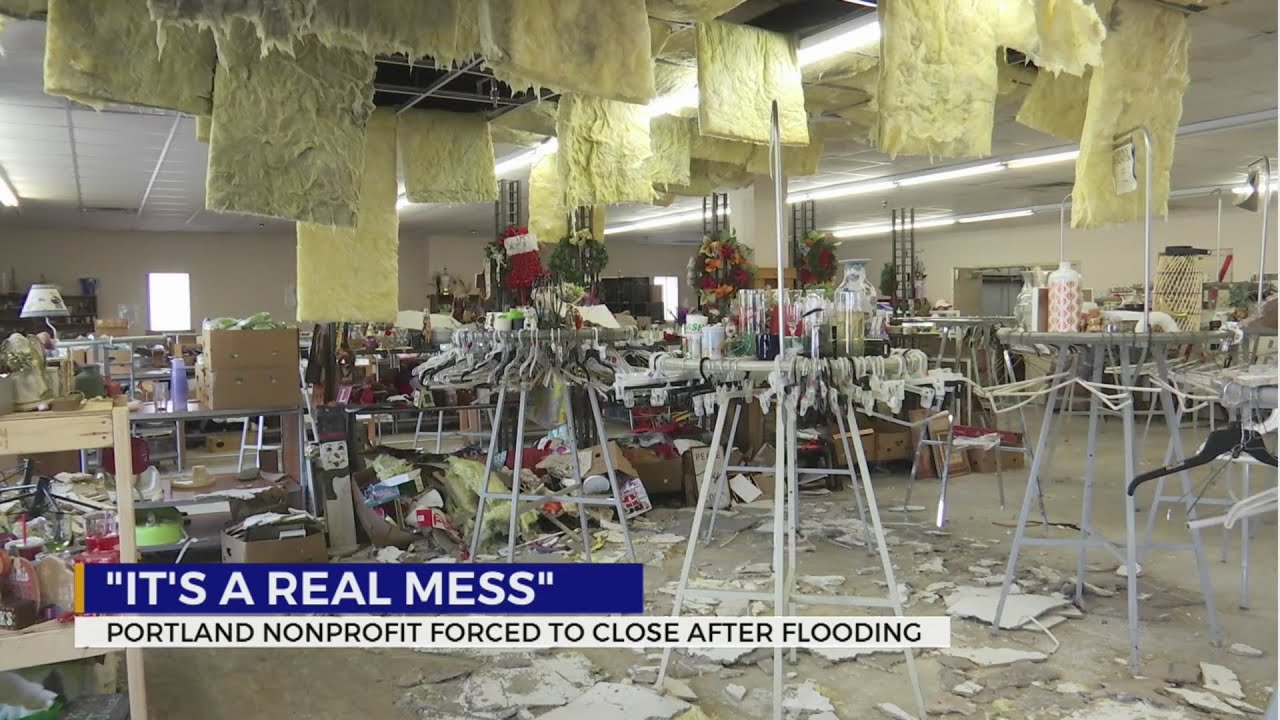 Portland nonprofit forced to close after flooding