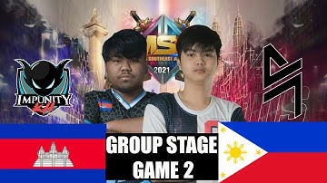 BLACKLIST VS IMPUNITY KH [GAME 2] | MSC 2021