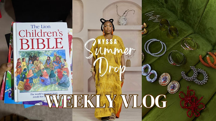 Weekly vlog: Shooting for my clothing brand + Updating my kid’s library + I got a new wig
