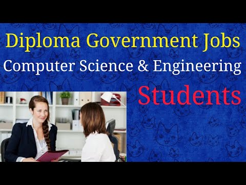 Govt jobs for diploma holders in computer engineering
