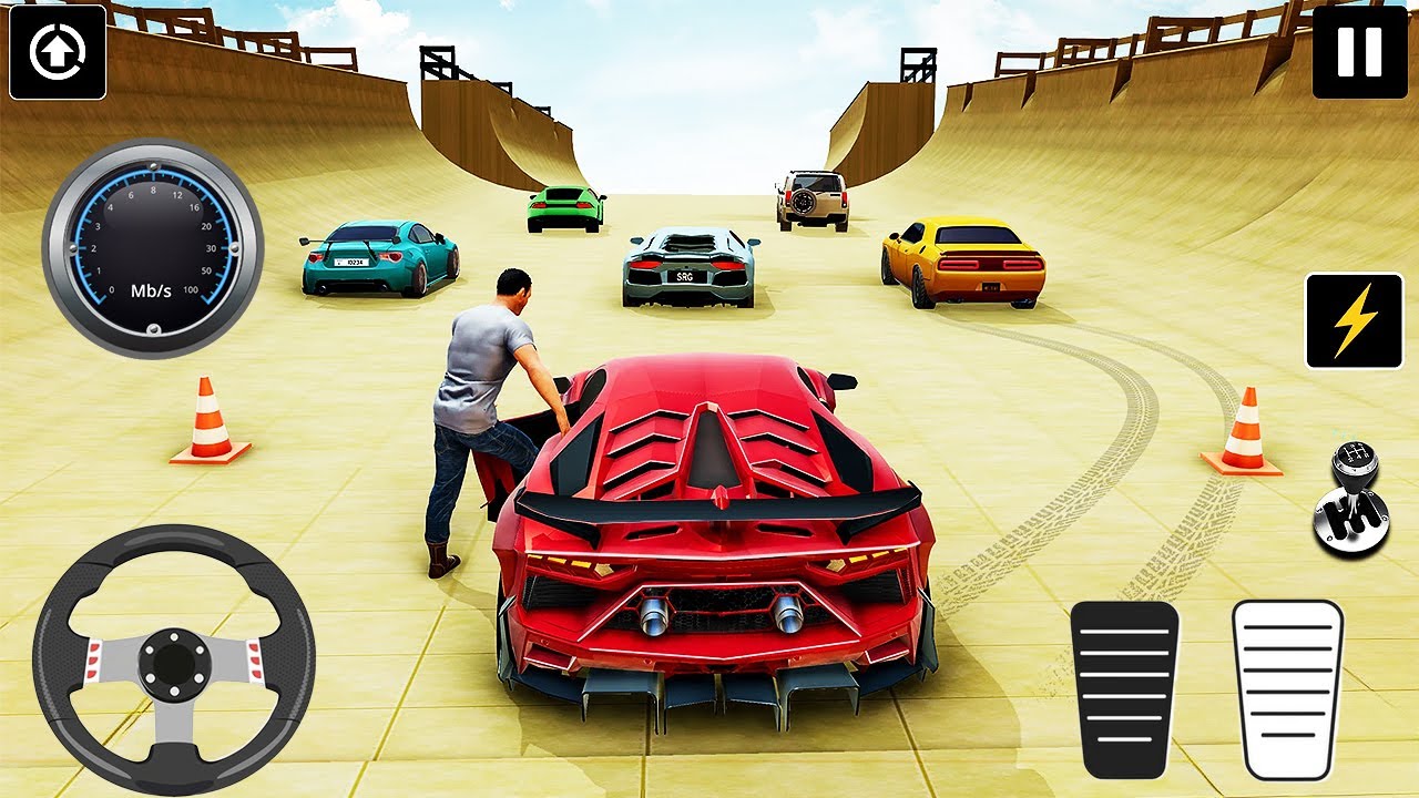 GT Car Stunt Ramp Car Driver Game - Mega Ramp Driver Mode ( New Update ) - Android GamePlay