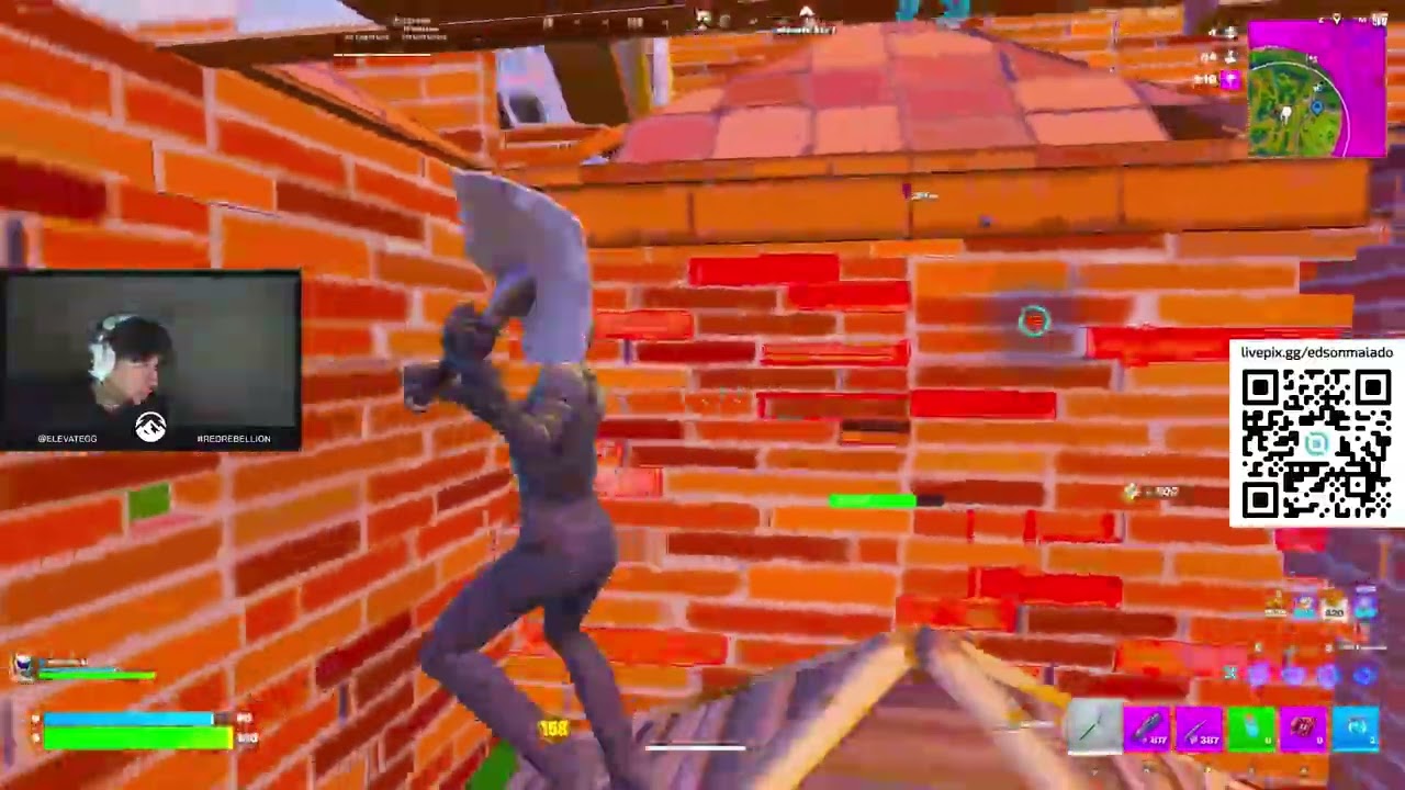 EDSONMALADO MOSTROU PARA O CHAT COMO JOGAR MUITO BEM NO FORTNITE