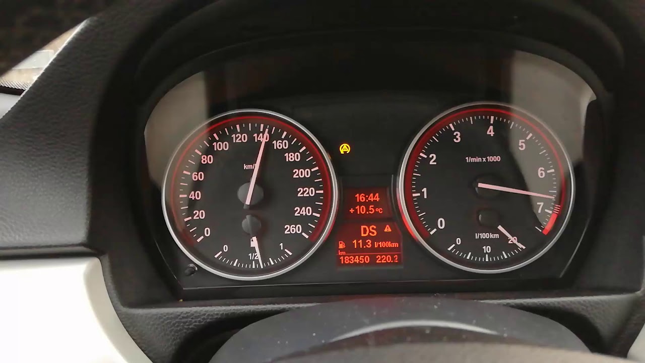 BMW e90 330i 272hp, top speed on 4th gear - YouTube