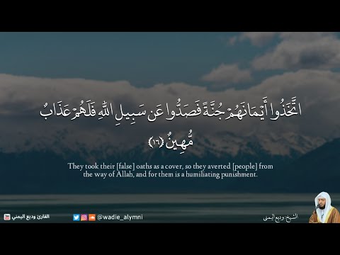 تلاوة ندية جميلة من سورة المجادلة بترتيل عذب هادئ وديع اليمني