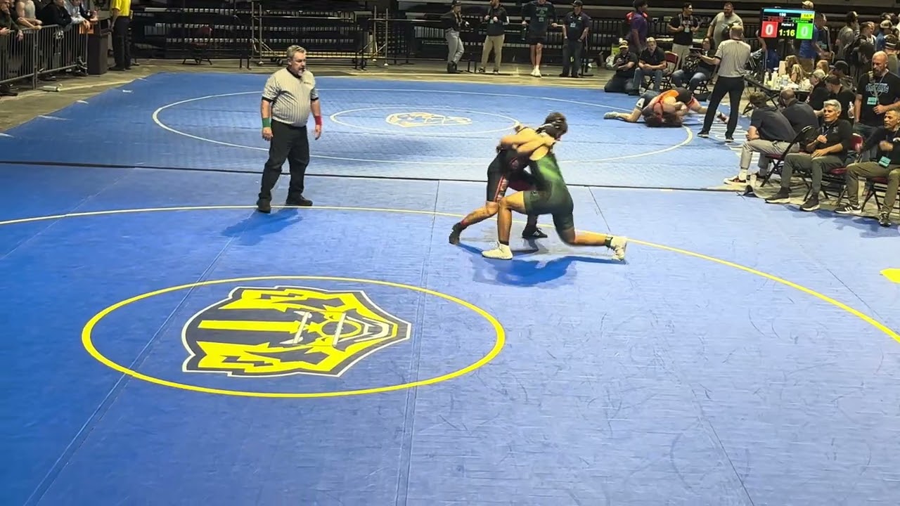 Da’Marcus 1st match 190 Mile High Challenge Wrestling Tournament 