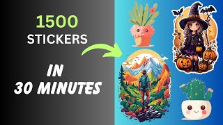 1500 Stickers In 30 Minutes Using Leonardo Ai screenshot 3